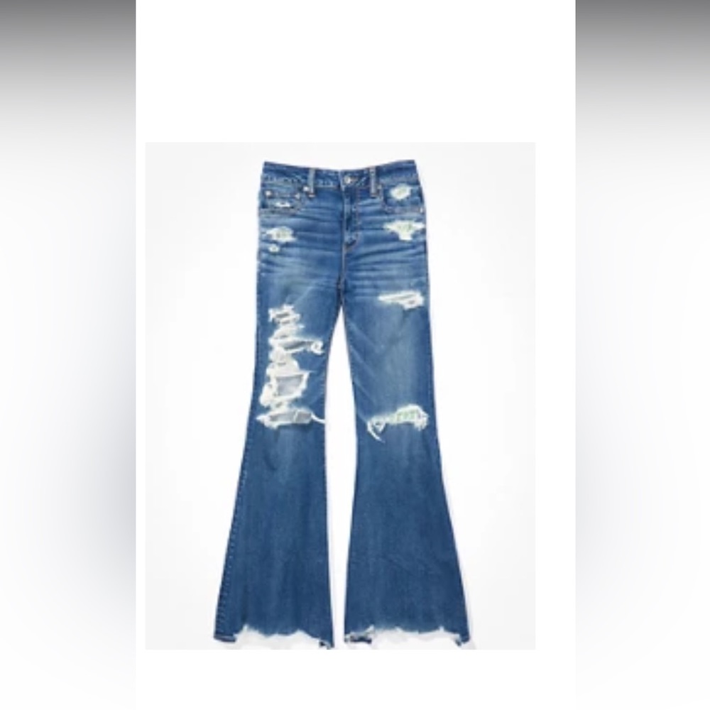Aerie festival flare jeans size 4 short